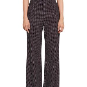 Alice Olivia Dylan wide leg polka dot pant